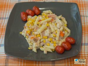 Receta de ensalada de pasta con atun - cocina con humo