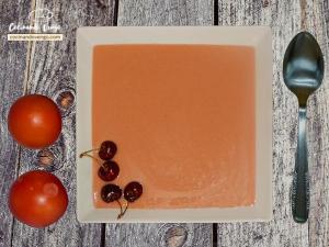 Gazpacho de cereza.