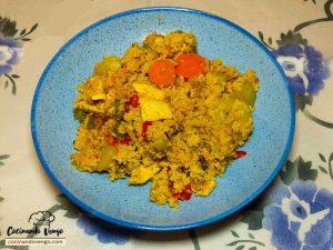 Cuscús con verduras y pollo