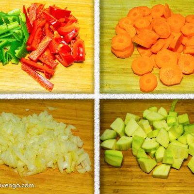 Imagen de, ingredientes troceados